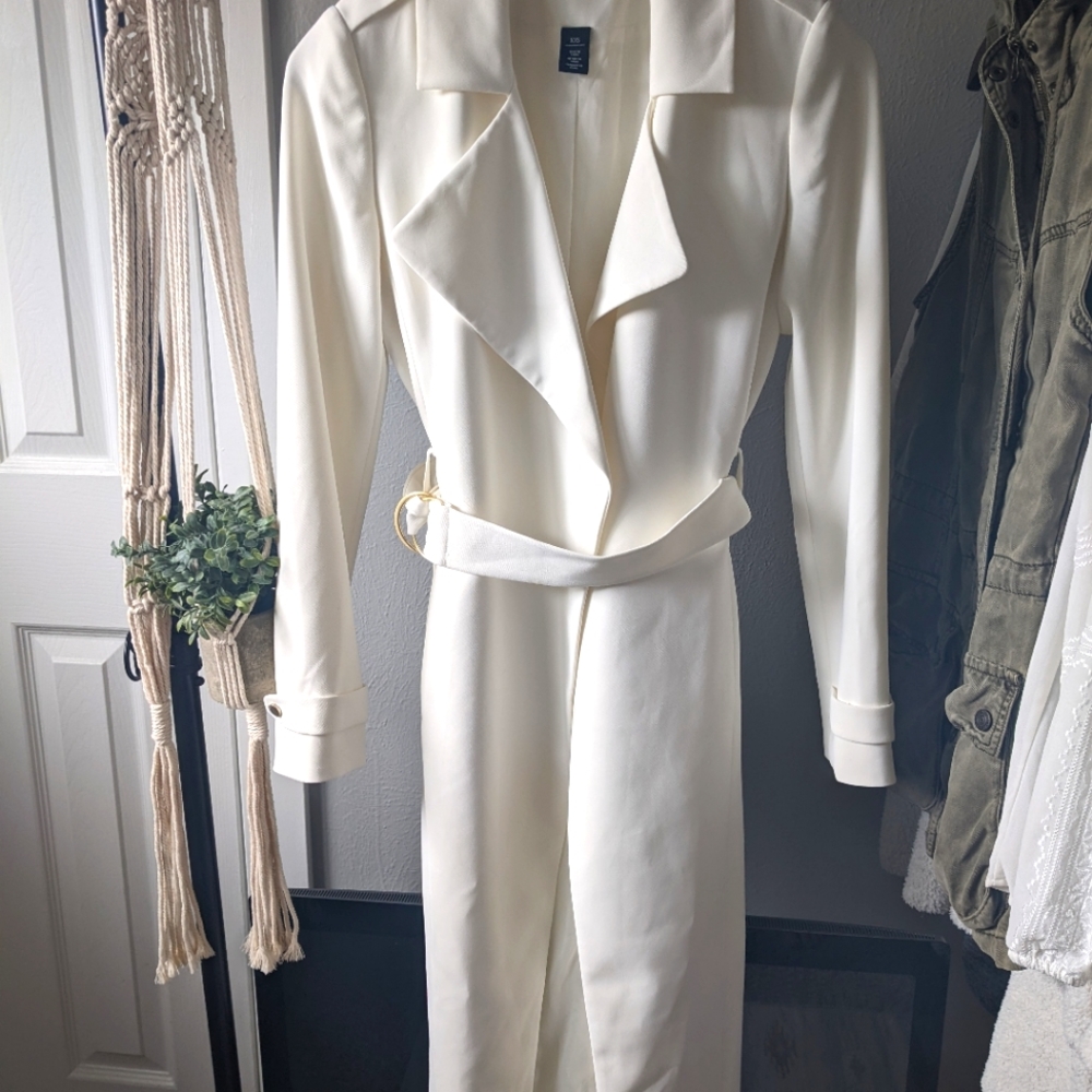 White House Black Market Trench Coat